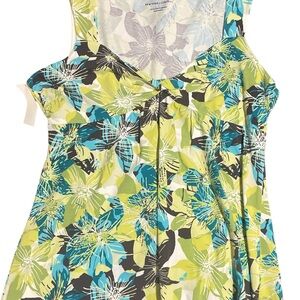 New York & Company Floral Print Top